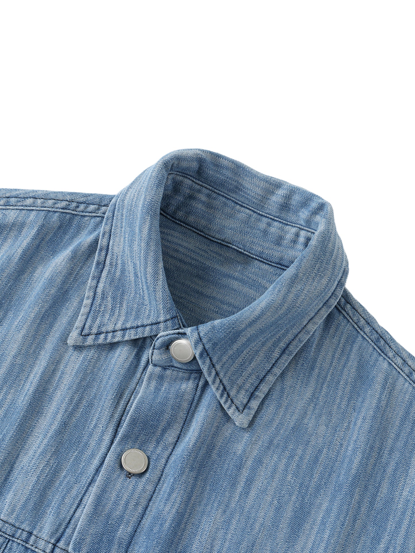 Travel Queen Distressed Wash Short-Sleeve Shirt