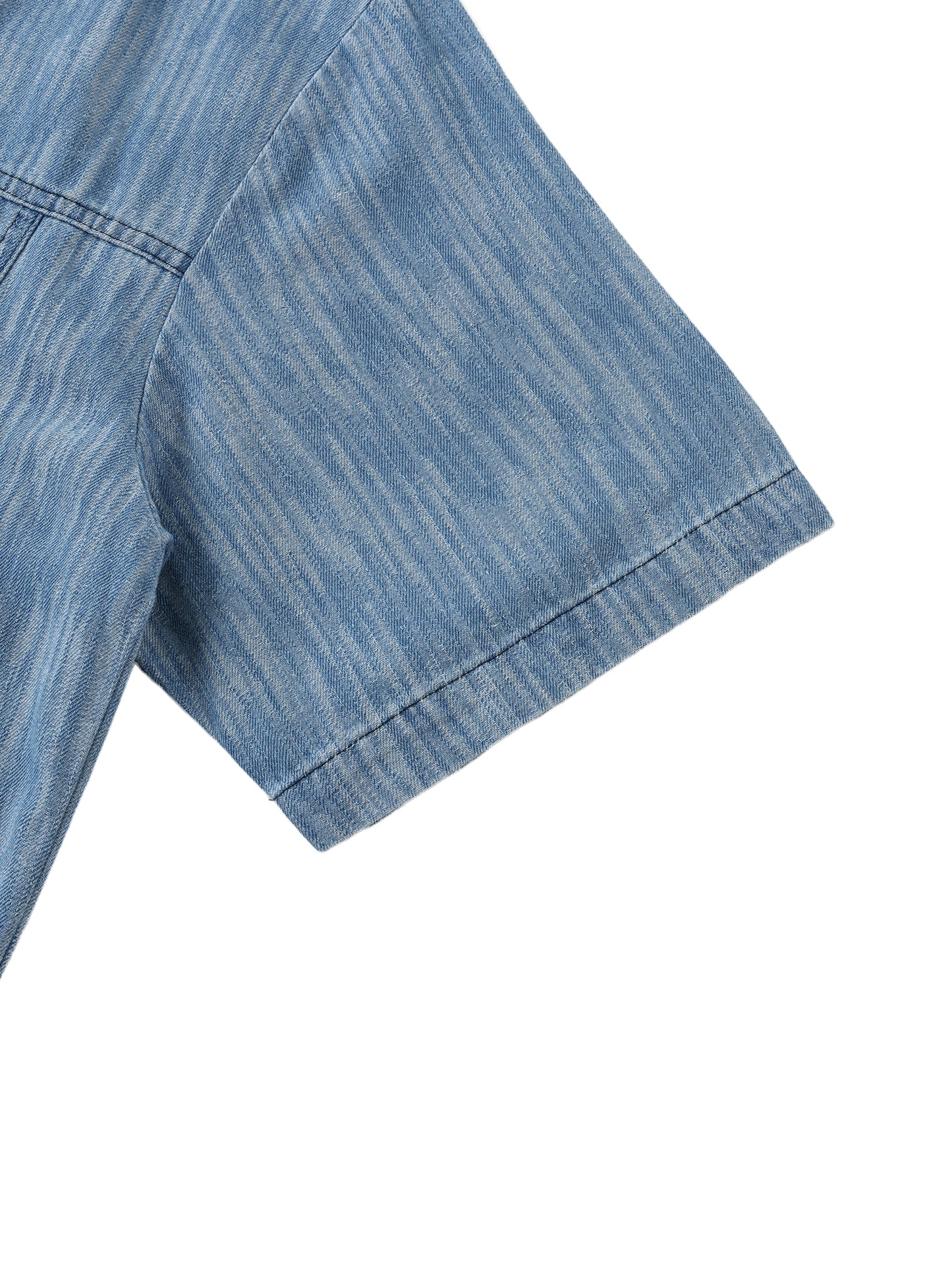 Travel Queen Distressed Wash Short-Sleeve Shirt