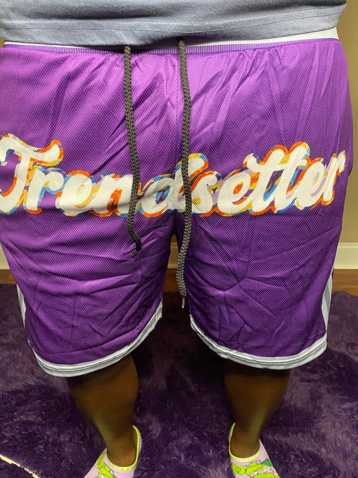 Trendsetter Purple Basketball Shorts