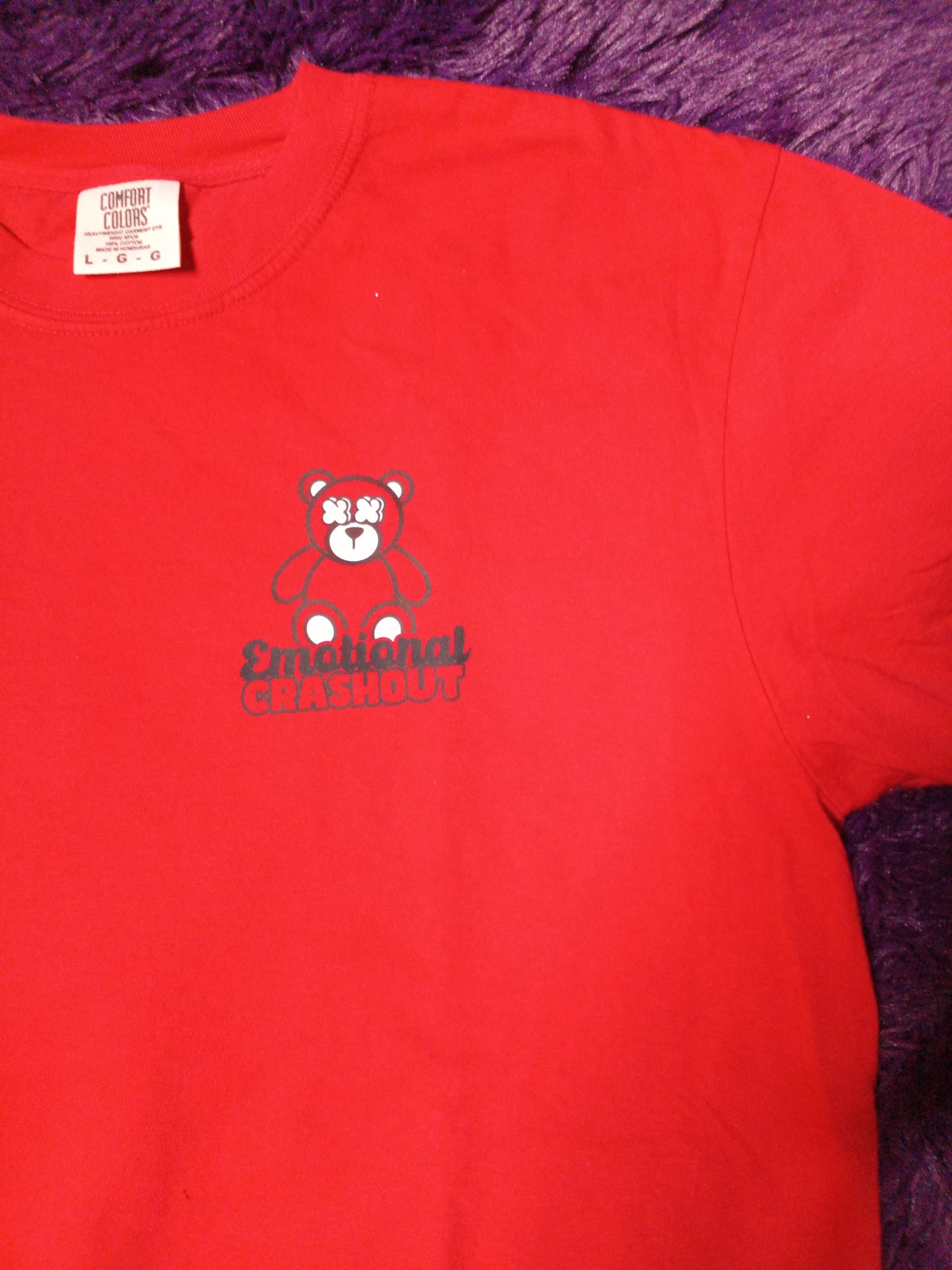 Emotional Crashout T Shirt Red Colorway