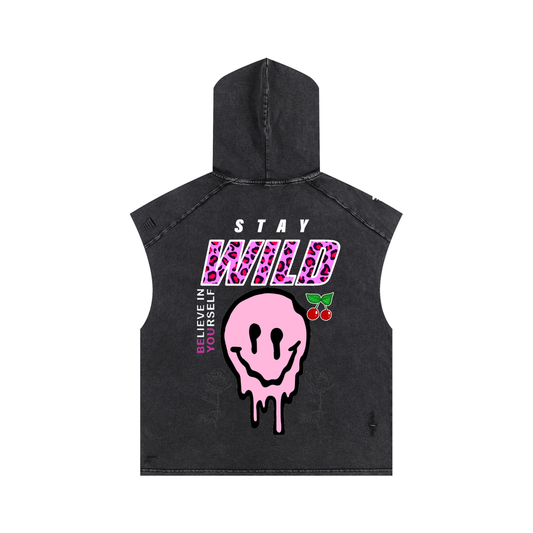 Bear,Crop,Hoodie,Seven