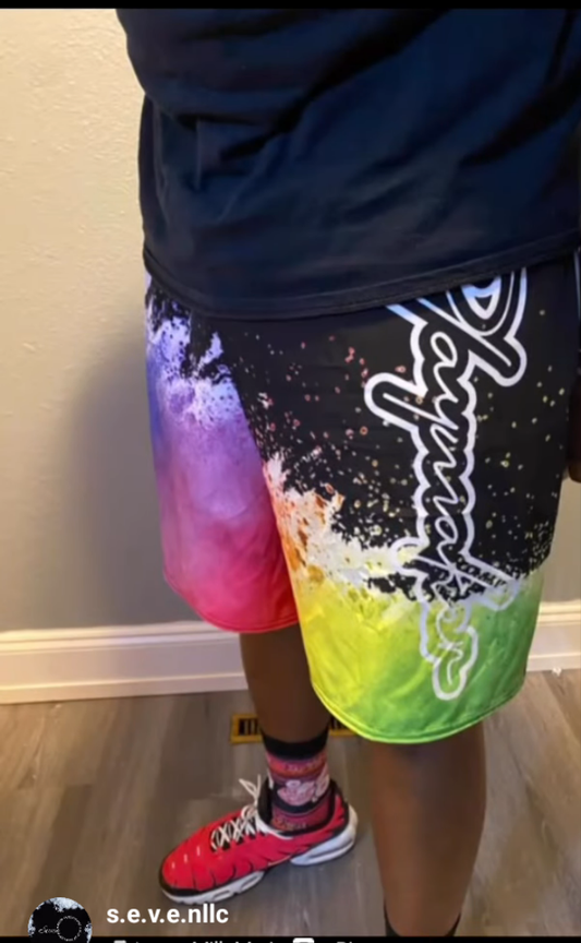 Paint Party Unisex Shorts
