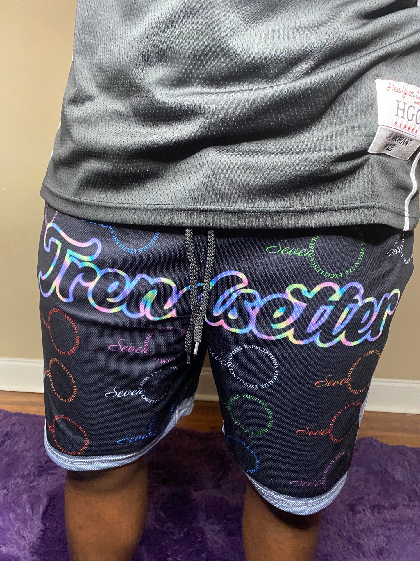 Trendsetter Multicolor Basketball Shorts