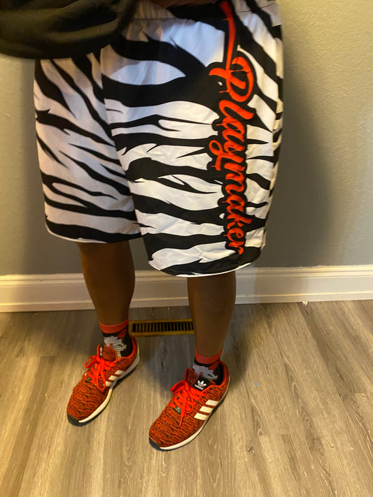 White Tiger Unisex Shorts