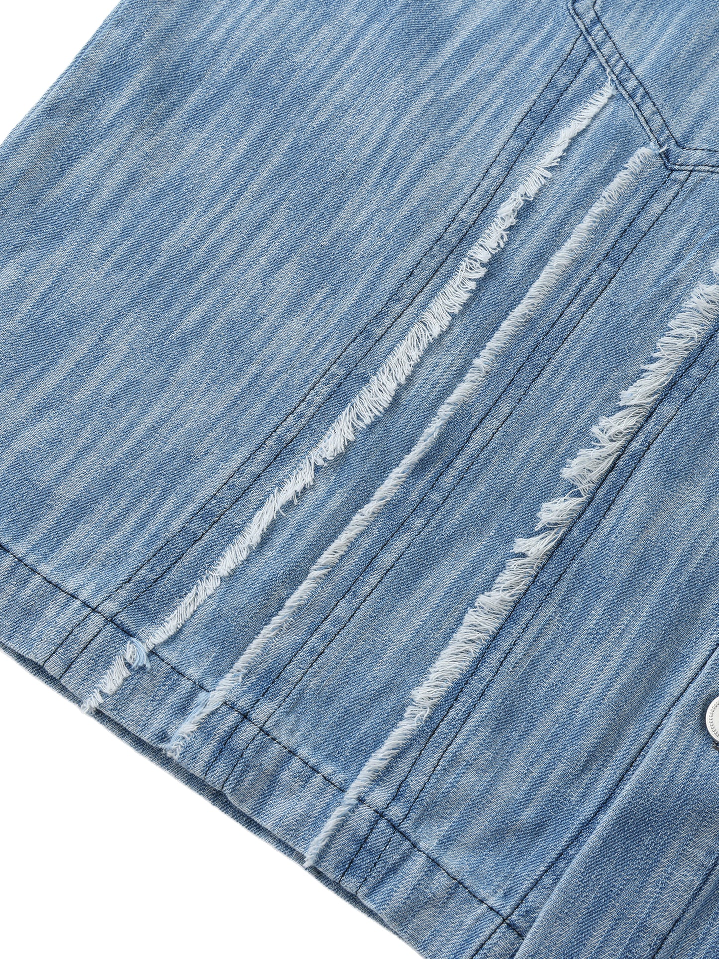 Travel Queen Distressed Wash Short-Sleeve Shirt