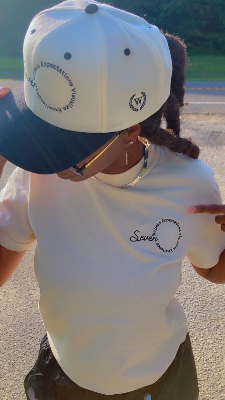 Seven Brand Snapback Hat Fade to Black colorway