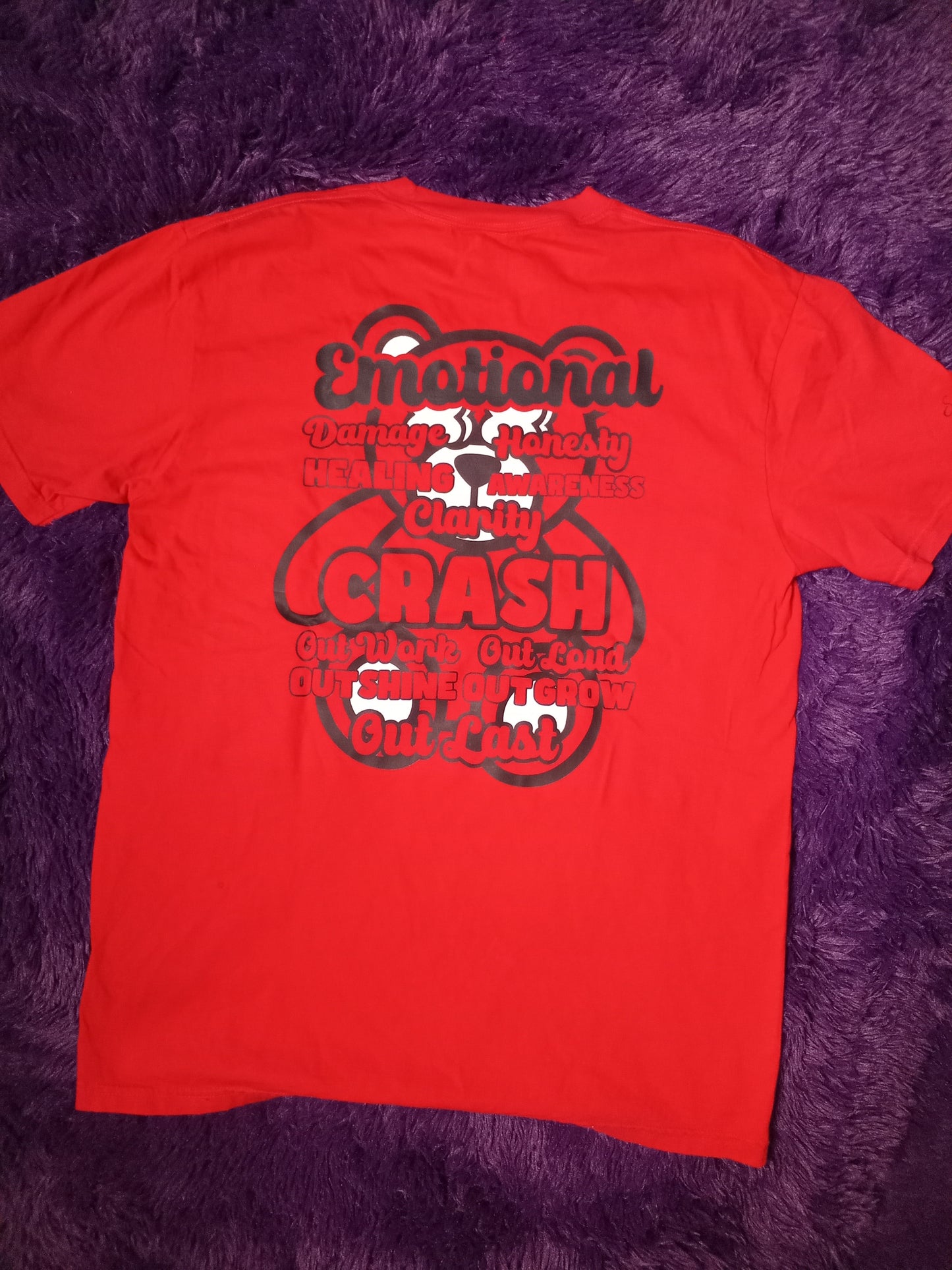 Emotional Crashout T Shirt Red Colorway