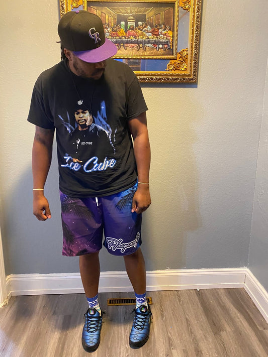 Miami Nights Unisex Athletic Shorts