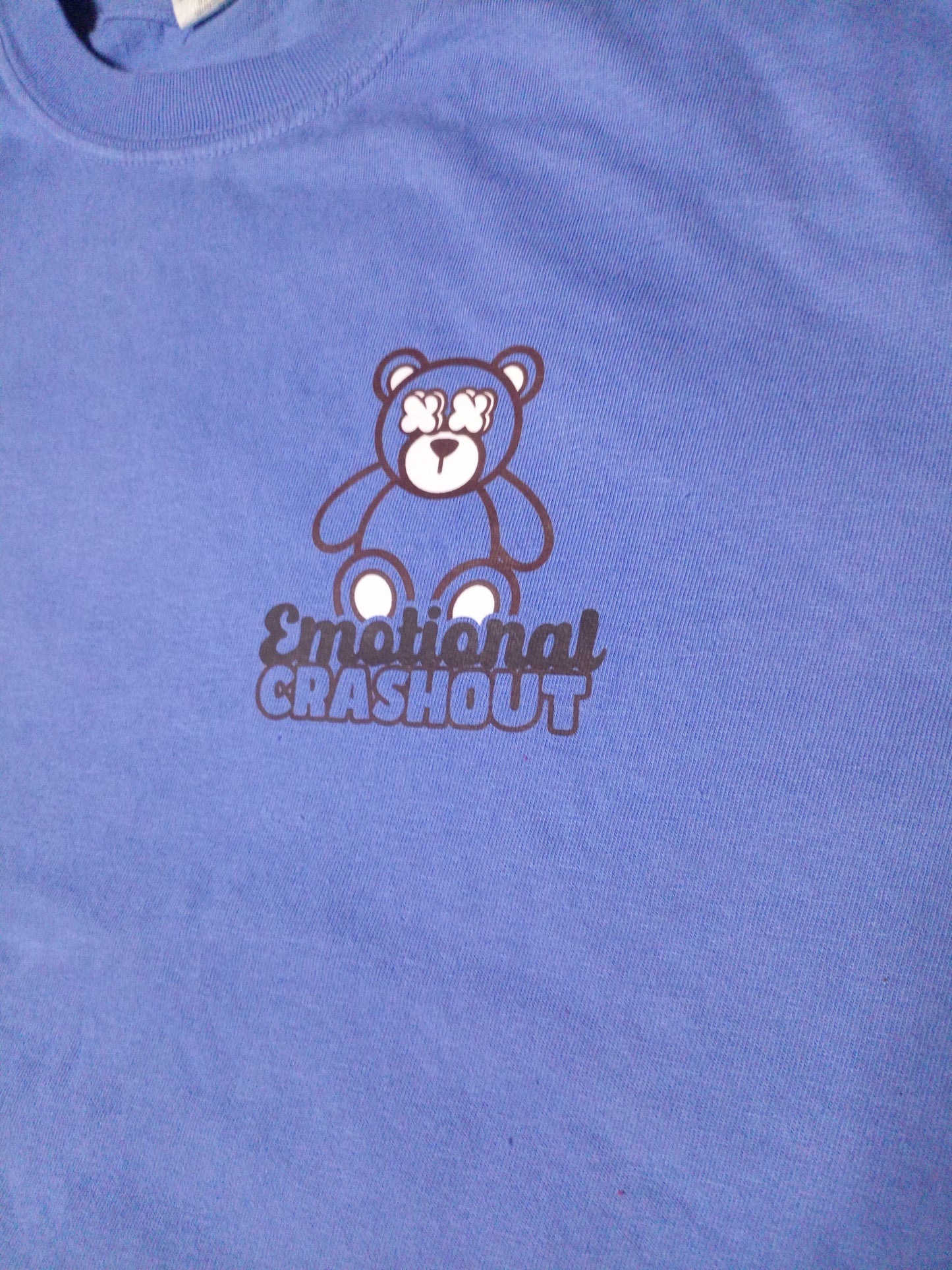 Emotional Crashout T Shirt Baby Blue Colorway