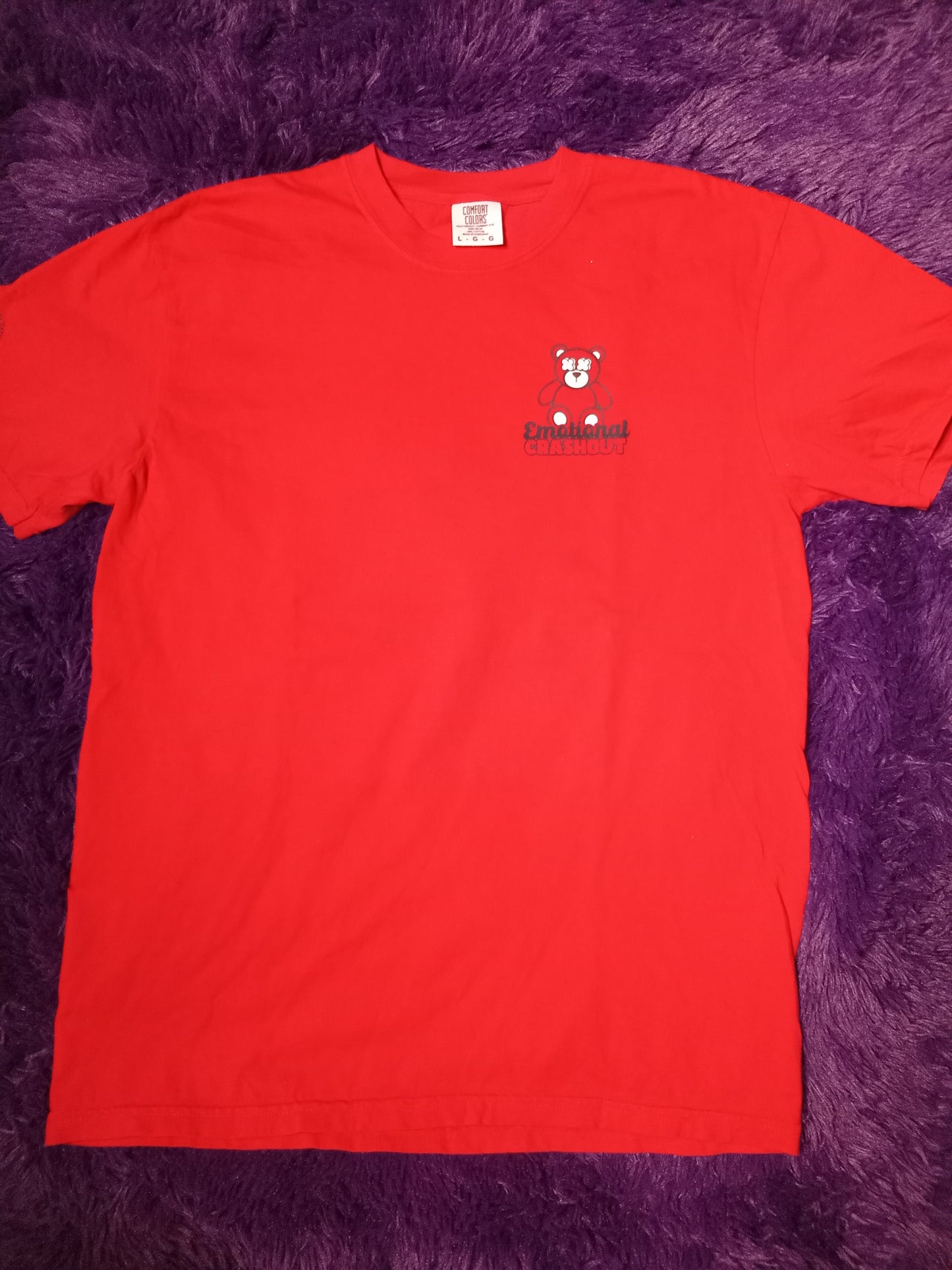 Emotional Crashout T Shirt Red Colorway